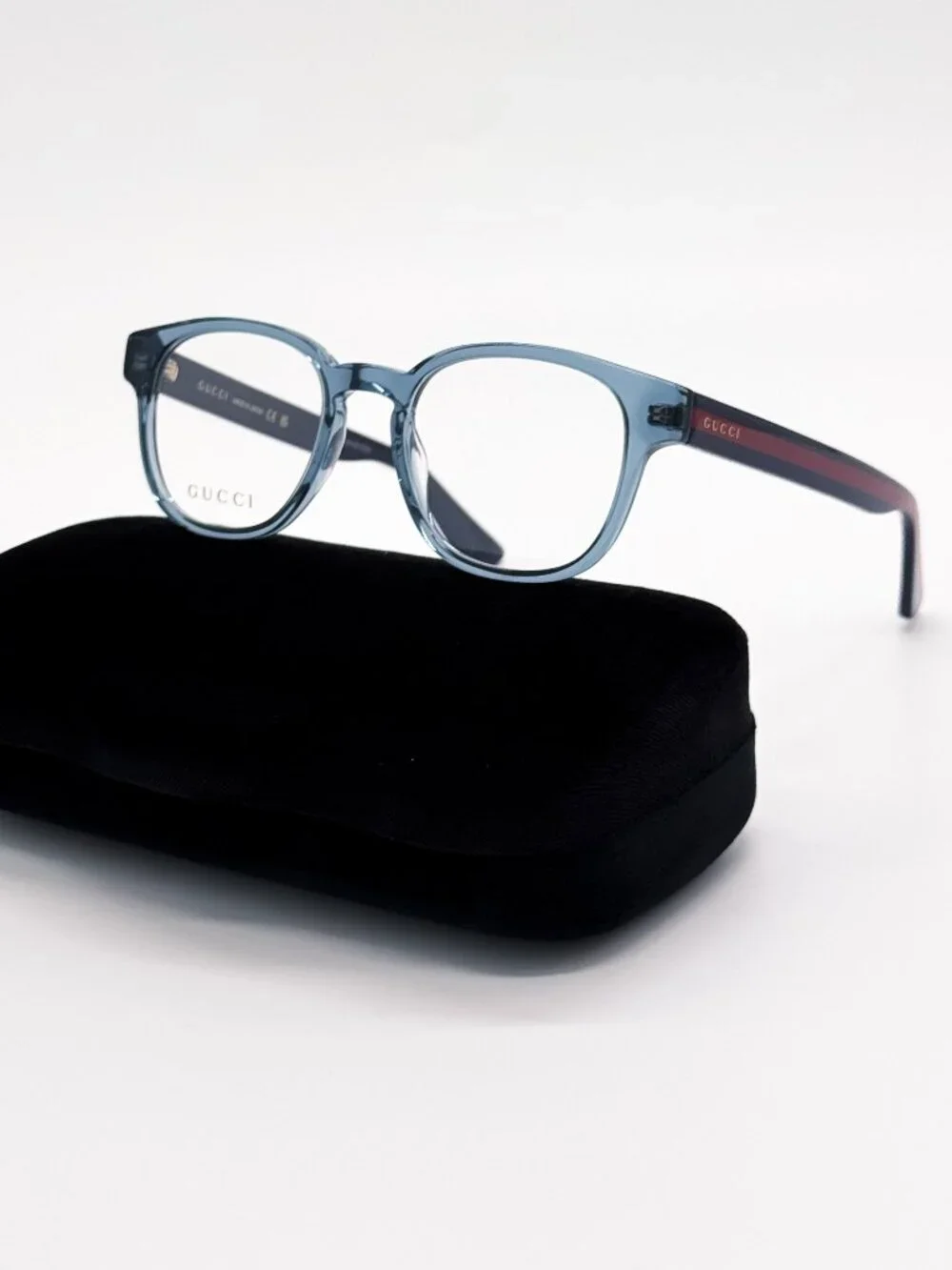 NEW GUCCI EYEGLASSES GG0927O 006 CLEAR BLUE GUCCI EYEWEAR